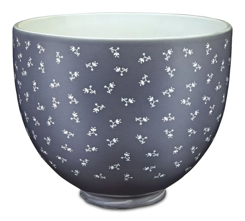 KitchenAid keramická mísa Happy Blue Floral (4,83 l) pro kuchyňské roboty