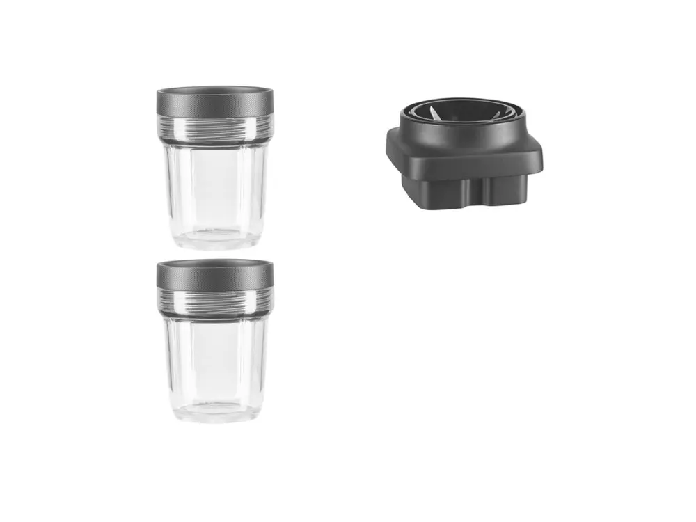 KitchenAid sada malých nádob 200 ml s noži k mixéru