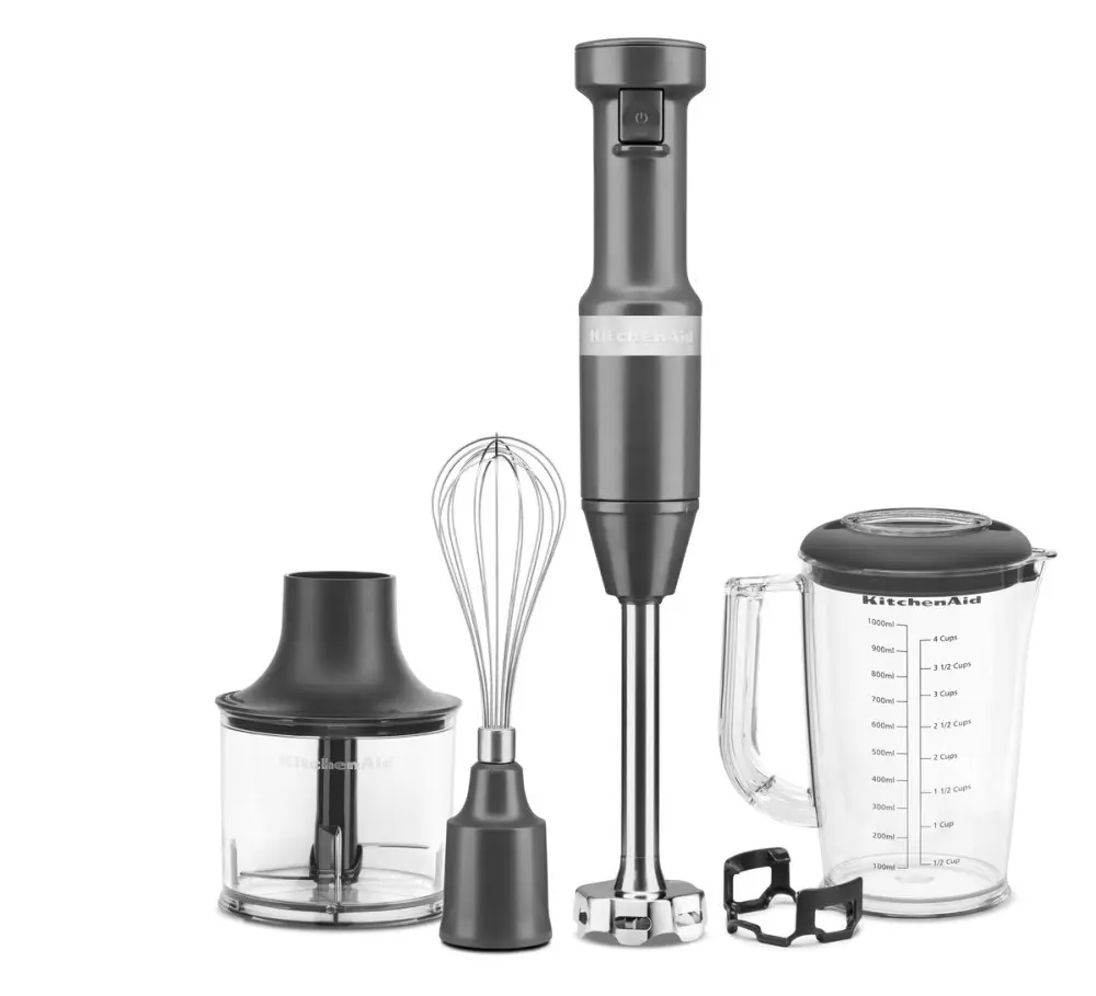 KitchenAid tyčový mixér s příslušenstvím 5KHBV83 - tmavě šedý mat