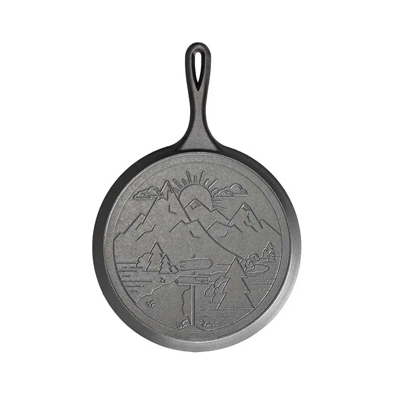 Litinová pánev na palačinky Lodge 26 cm - Wanderlust