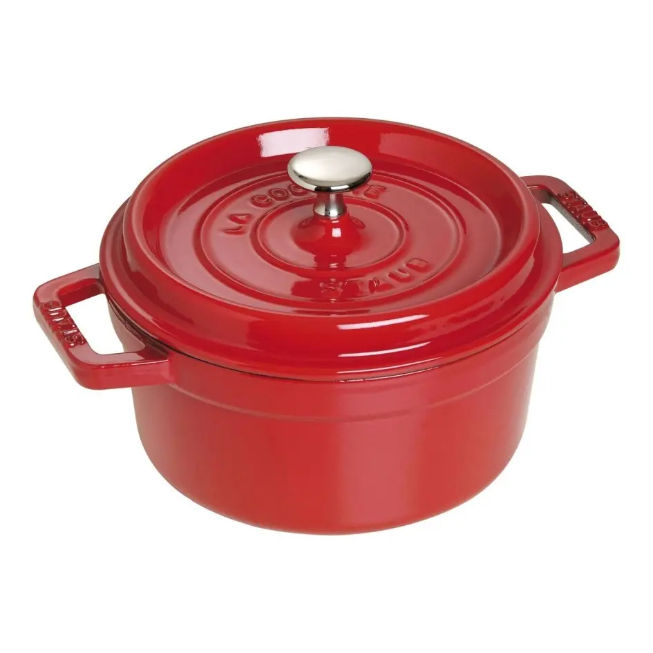 Litinový hrnec Staub 20 cm, višeň