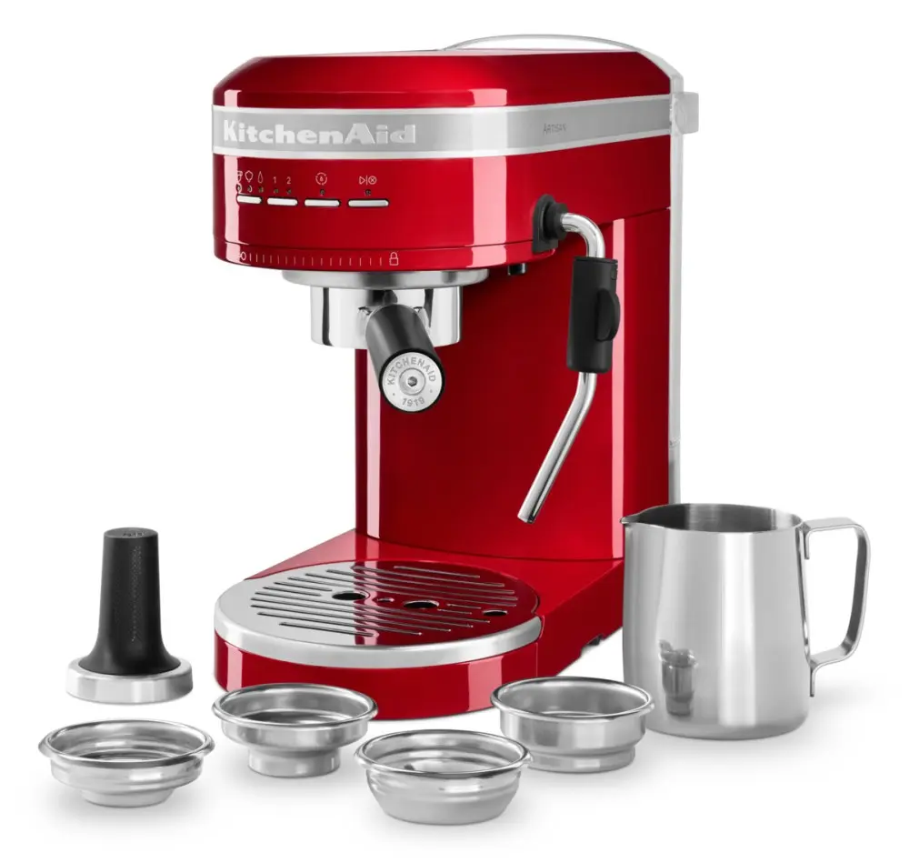 Pákový kávovar KitchenAid Artisan 5KES6503 - královská červená