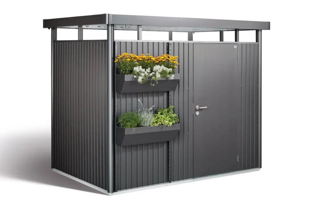 Truhlík FloraBoard pro zahradní domky Biohort - Neo, šedý