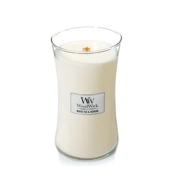 WoodWick Vonná svíčka váza velká White Tea & Jasmine 609,5 g