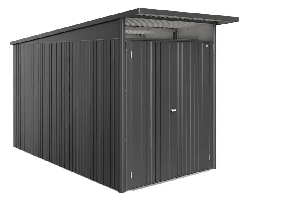 Biohort Zahradní domek BIOHORT Avantgarde ECO A4 duo 180 × 340 cm (tmavě šedá metalíza)