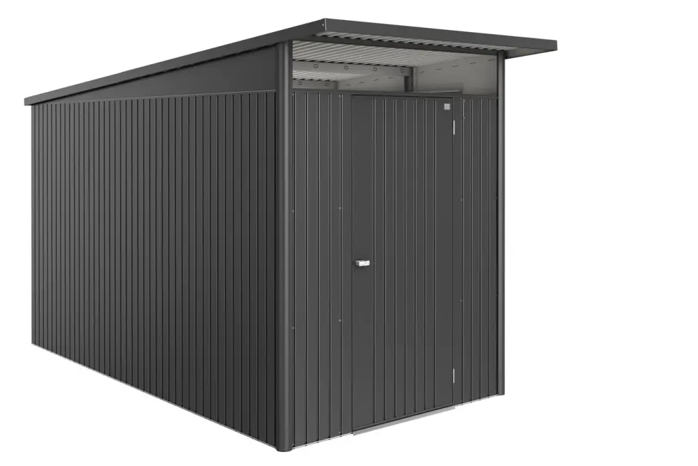 Biohort Zahradní domek BIOHORT Avantgarde ECO A4 180 × 340 cm (tmavě šedá metalíza)