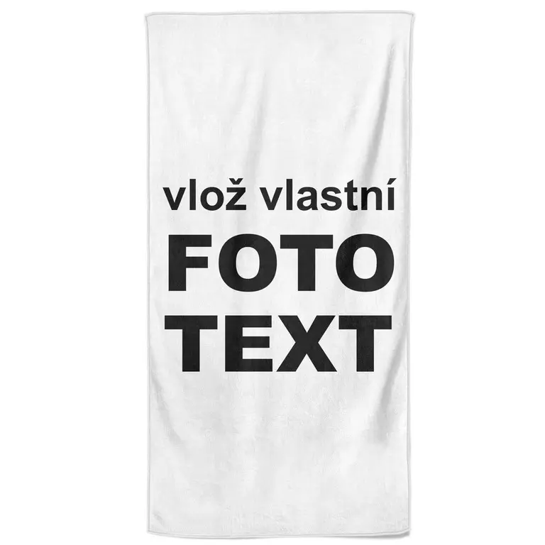 Osuška z vlastních fotek 70x140cm