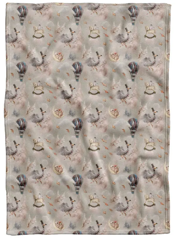 Deka Rabbit on the moon (Rozměr :