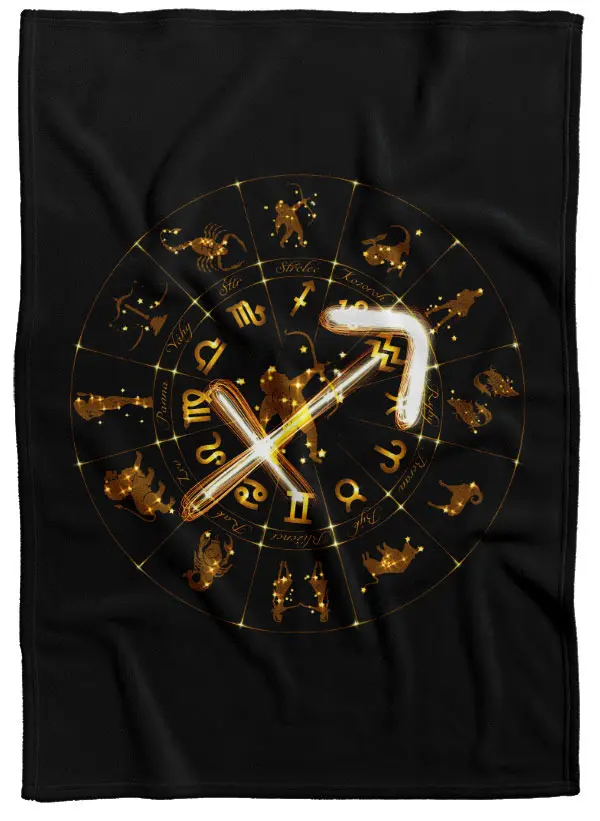 Deka Symbol znamení Střelec (23.11. - 21.12.) (Podšití beránkem: