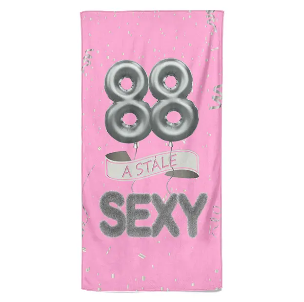 Osuška Stále sexy – růžová (věk: 88, Velikost osušky: 100x170cm)