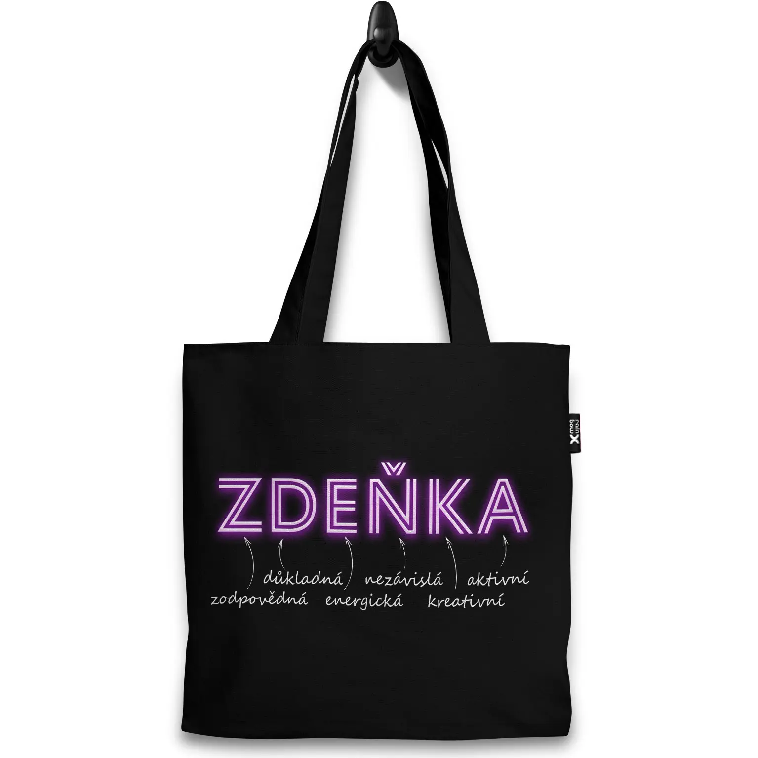 Taška Ženská jména – NEON (Výběr jména) (Jméno: Zdeňka)