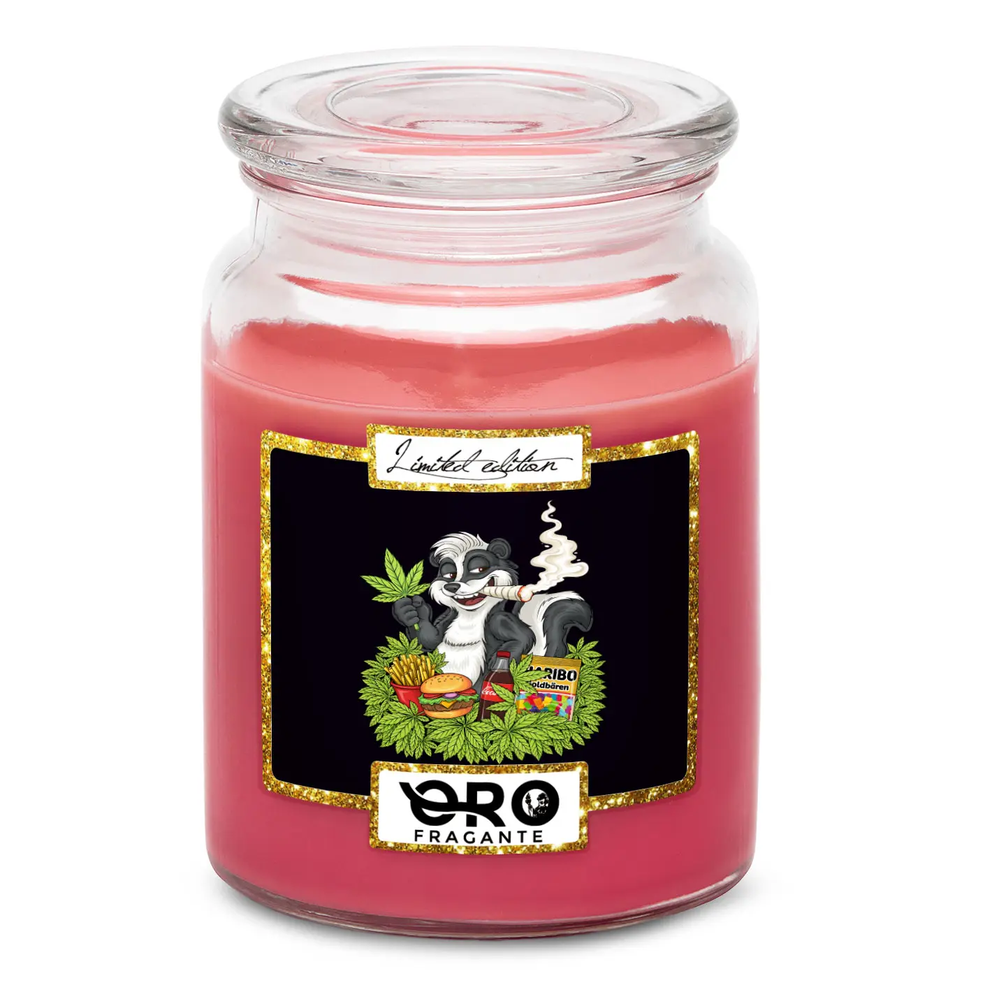 Svíčka Skunk haze (Vůně svíčky: Višně v čokoládě)