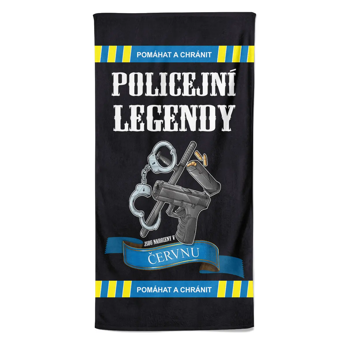 Osuška Policejní legendy (Měsíc: 06 - Červen, Velikost osušky: 100x170cm)
