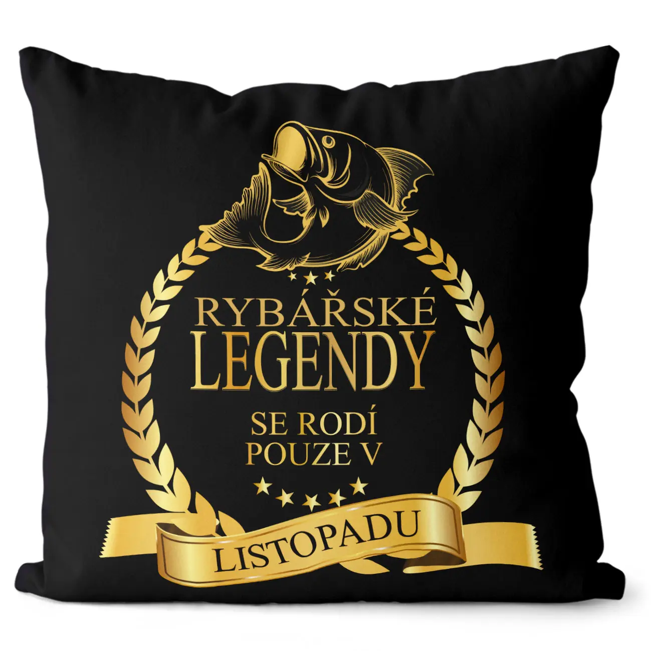 Polštář Rybářské legendy – měsíce (Velikost: 55 x 55 cm, Měsíc: 11 – Listopad)