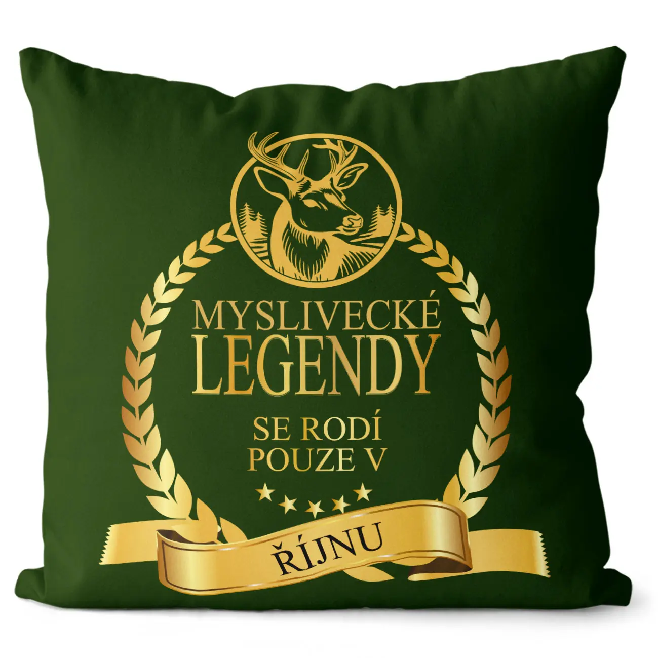 Polštář Myslivecké legendy – měsíce (Velikost: 40 x 40 cm, Měsíc: 11 – Listopad)