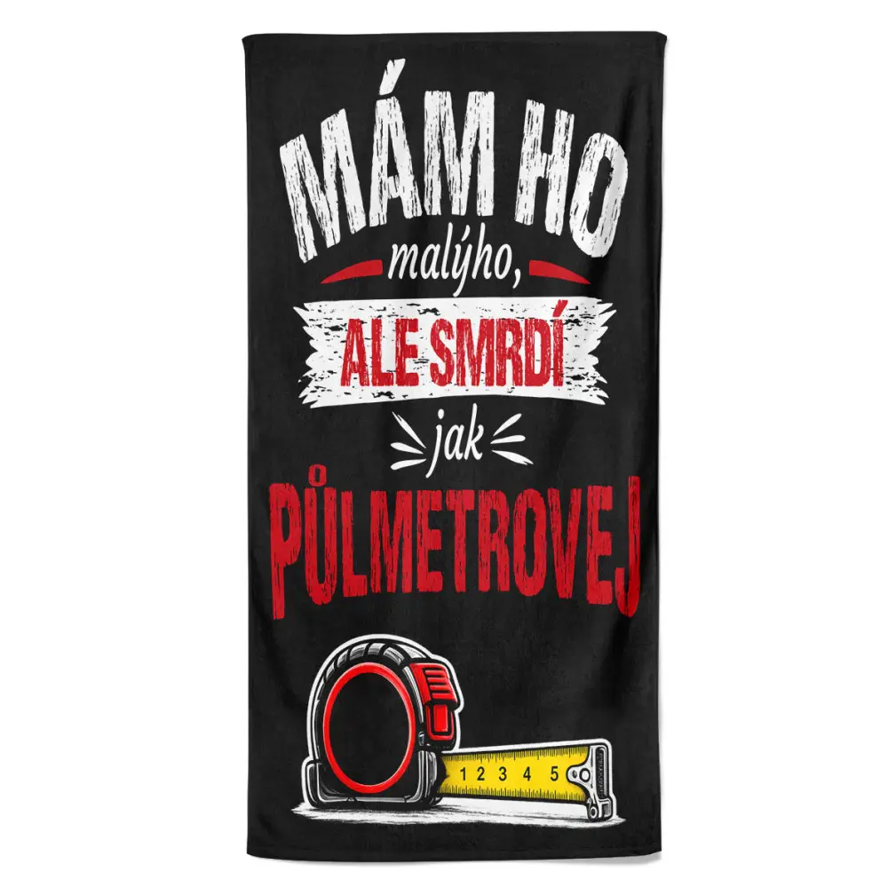 Osuška Mám ho malýho (Velikost osušky: 100x170cm)