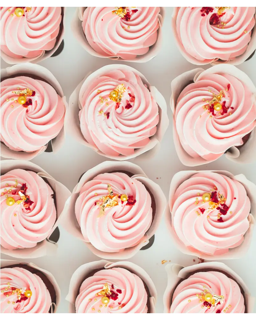 Růžové Cupcakes Mini (XS)