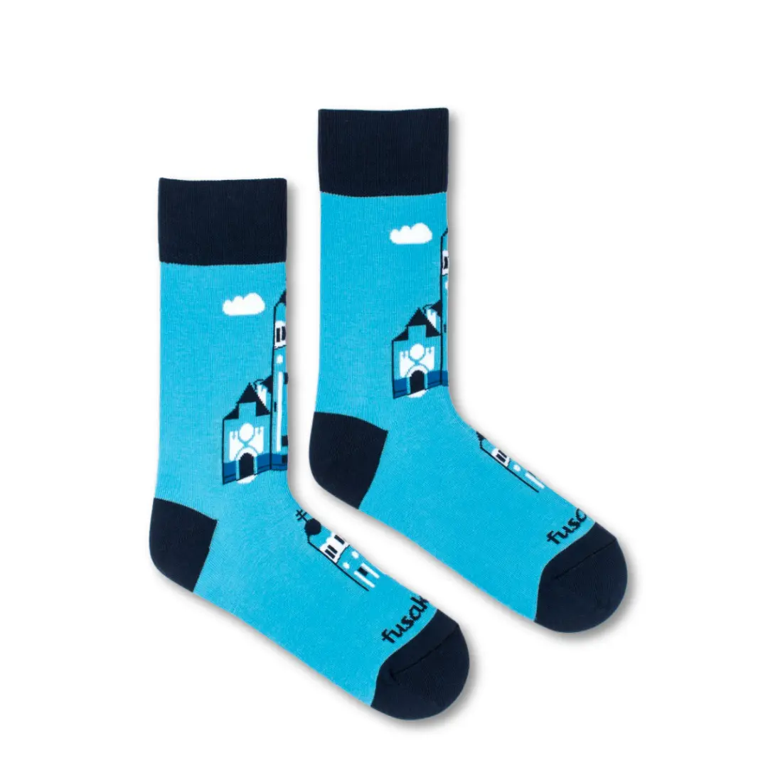 Ponožky Modrý kostolík M (Unisex veľkosť M (veľkosť 39-42))
