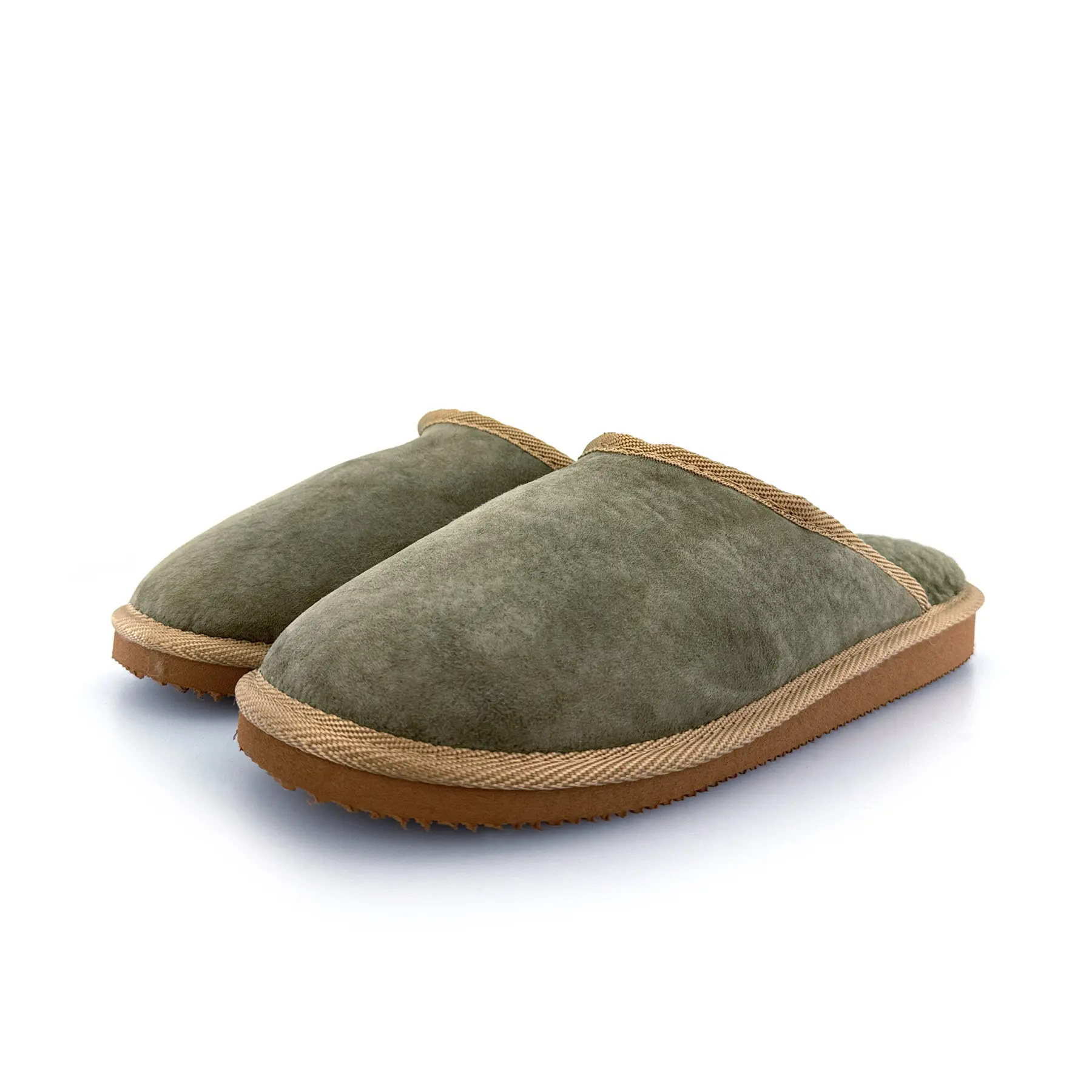 Unisex vlněné papuče ODIN, kaki