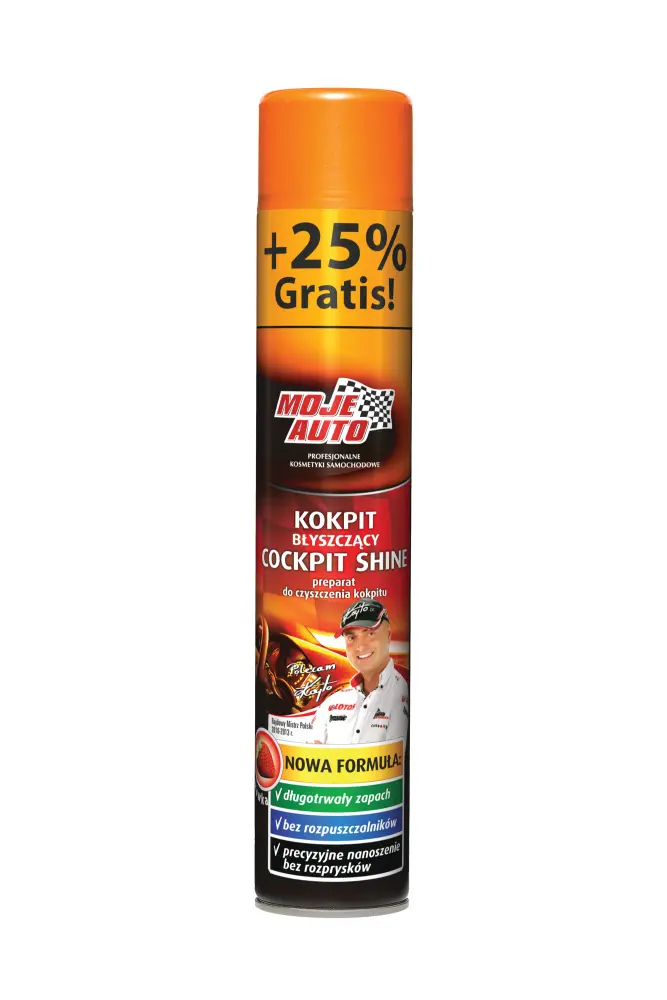 Cocpit spray Jahodový lesklý