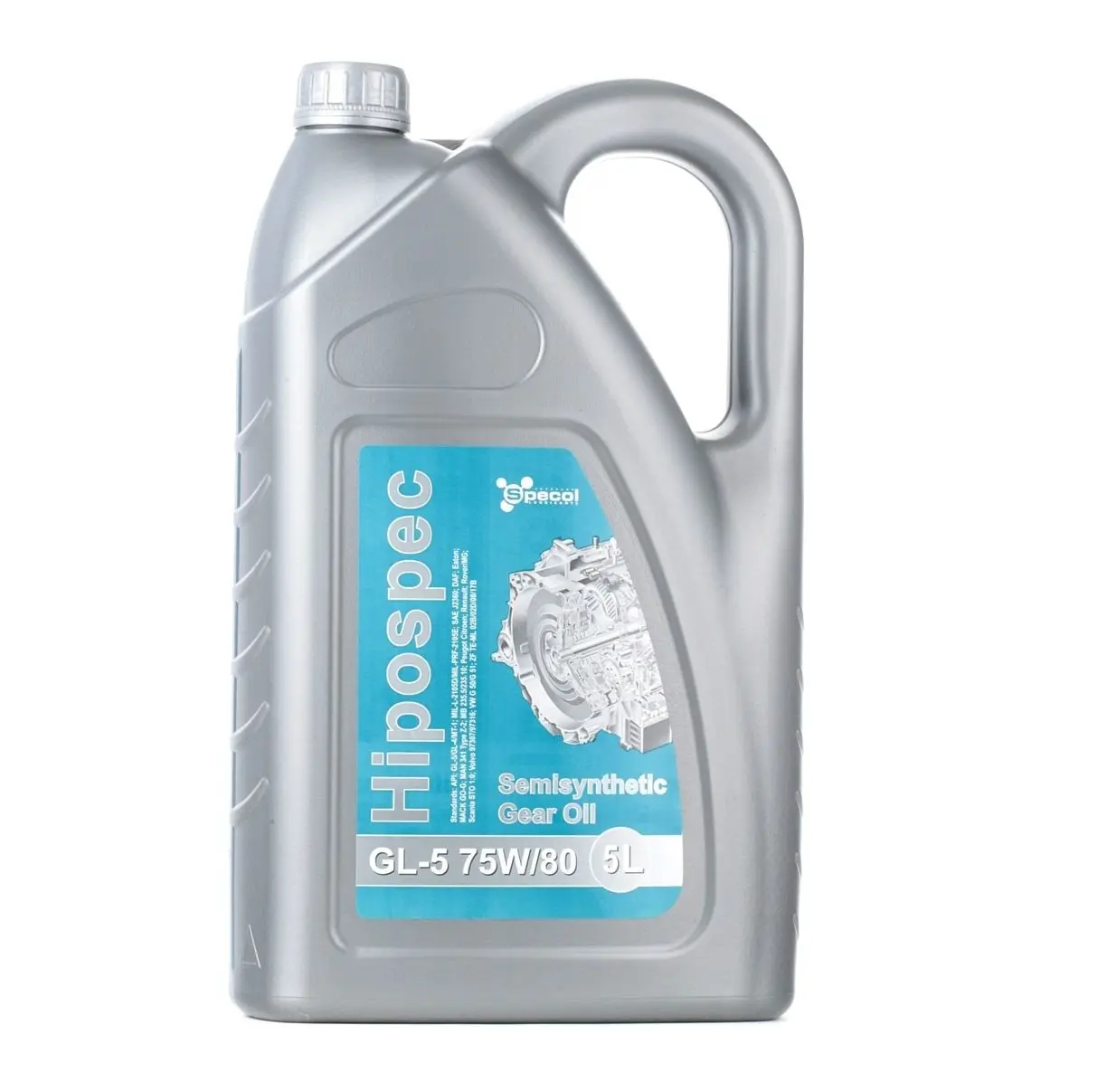 Olej Specol Hipospec Semisynthetic Gear Oil GL-5 75W-80 5L
