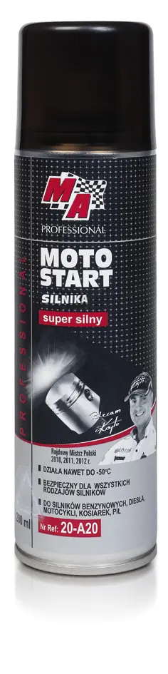 Pomocný startovací sprej