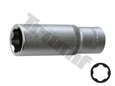 Nástrčný klíč 1/2", Hlavica Hlavica "Surface Drive"", prodloužený - 8 mm