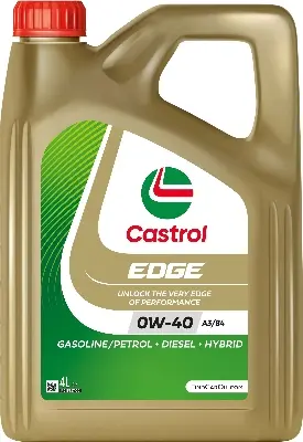 CASTROL Olej Castrol EDGE TITANIUM 0W-40 4L CEST0W404L