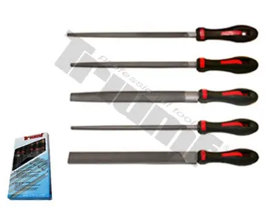 Sada pilníků 250 mm v balení z PVC, 5 kusů