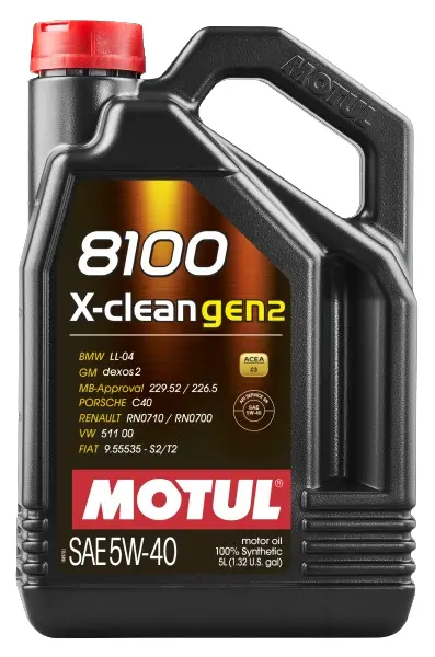 MOTUL Motul 8100 X-clean gen2 5W-40 5L 109762
