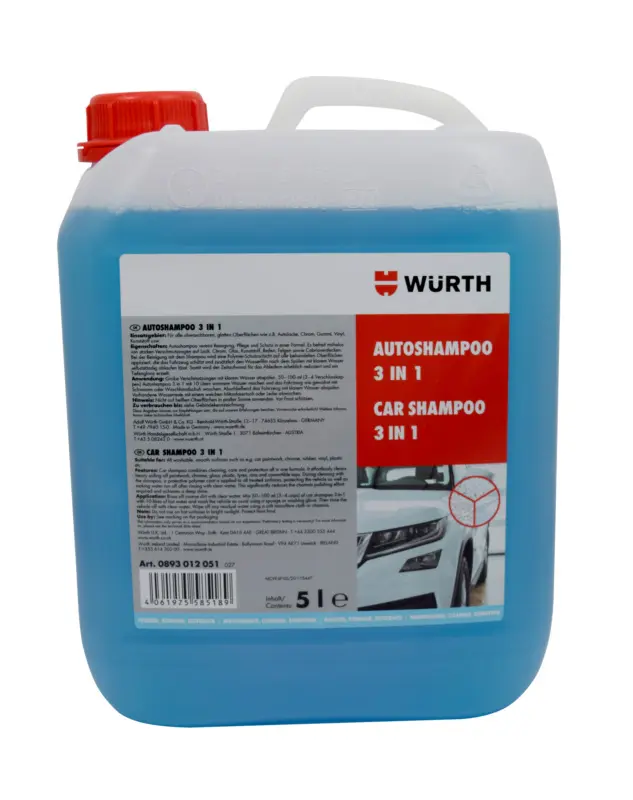 Čistící prostředek na vozidla 3 v 1, 5000 ml