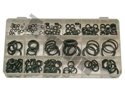 O-kroužky, Ø 3-22 mm, 225 ks