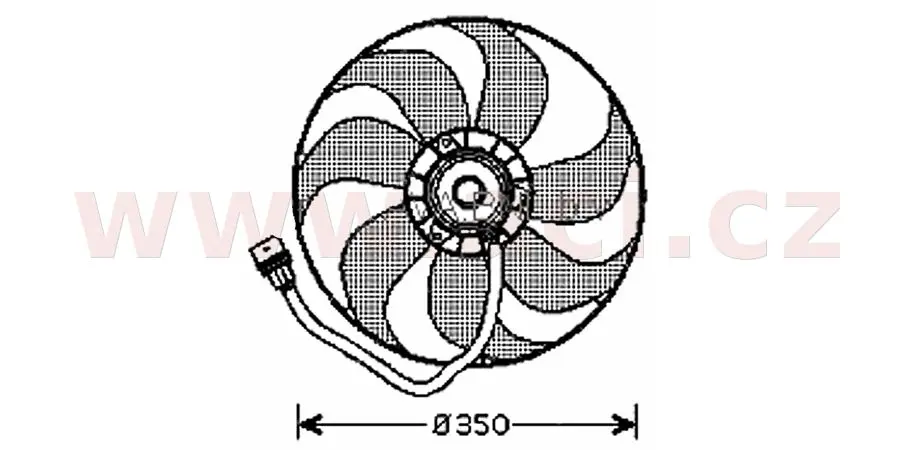 sahara (345 mm vrtule+250W motor) 1.4i 16V, 1.6i 16V/Fsi, 1.8i 20V/20V T, 2.3i 10V/20V (vše +AC) (ŠKO (ŠKODA, VW)