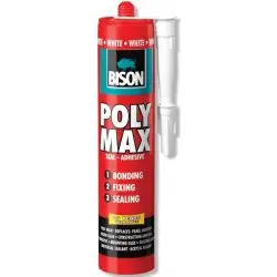 BISON POLY MAX EXPRESS BÍLÉ MONTÁŽNÍ LEPIDLO 425G