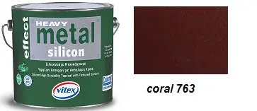 Vitex Heavy Metal Silicon Effect - Structural Forge Paint 763 Coral 2,25L