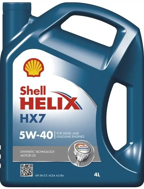 SHELL HELIX HX7 5W40 4L SHX75W404L