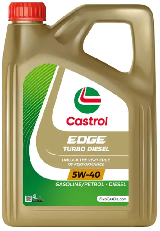 CASTROL Olej Castrol EDGE TURBO DIESEL TITANIUM 5W-40 4L CETD5W404L