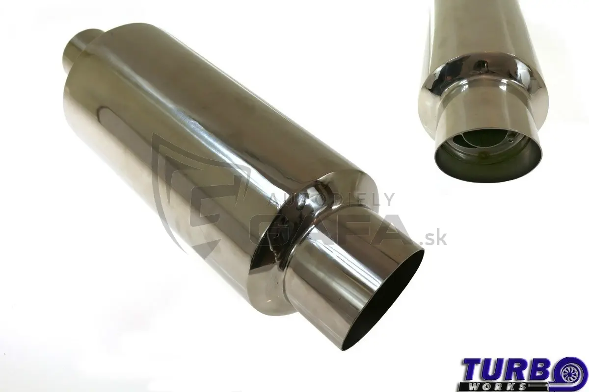 Nerezový koncový tlumič výfuku 63mm - TWTL060