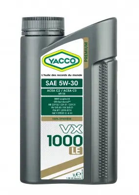 Olej Yacco VX 1000 LE 5W-30 1L