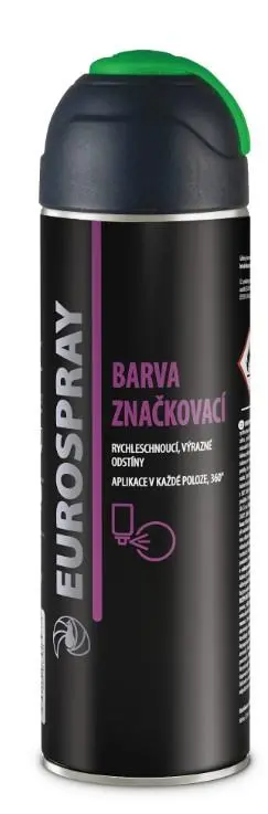 Fluorescenční sprej EUROSPRAY AC738 růžový 500 ml 013958
