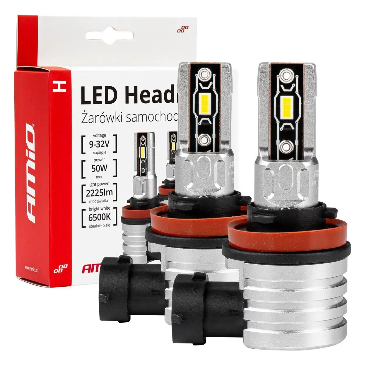LED žárovky hlavního svícení H8/H9/H11/H16 H-mini Series AMiO
