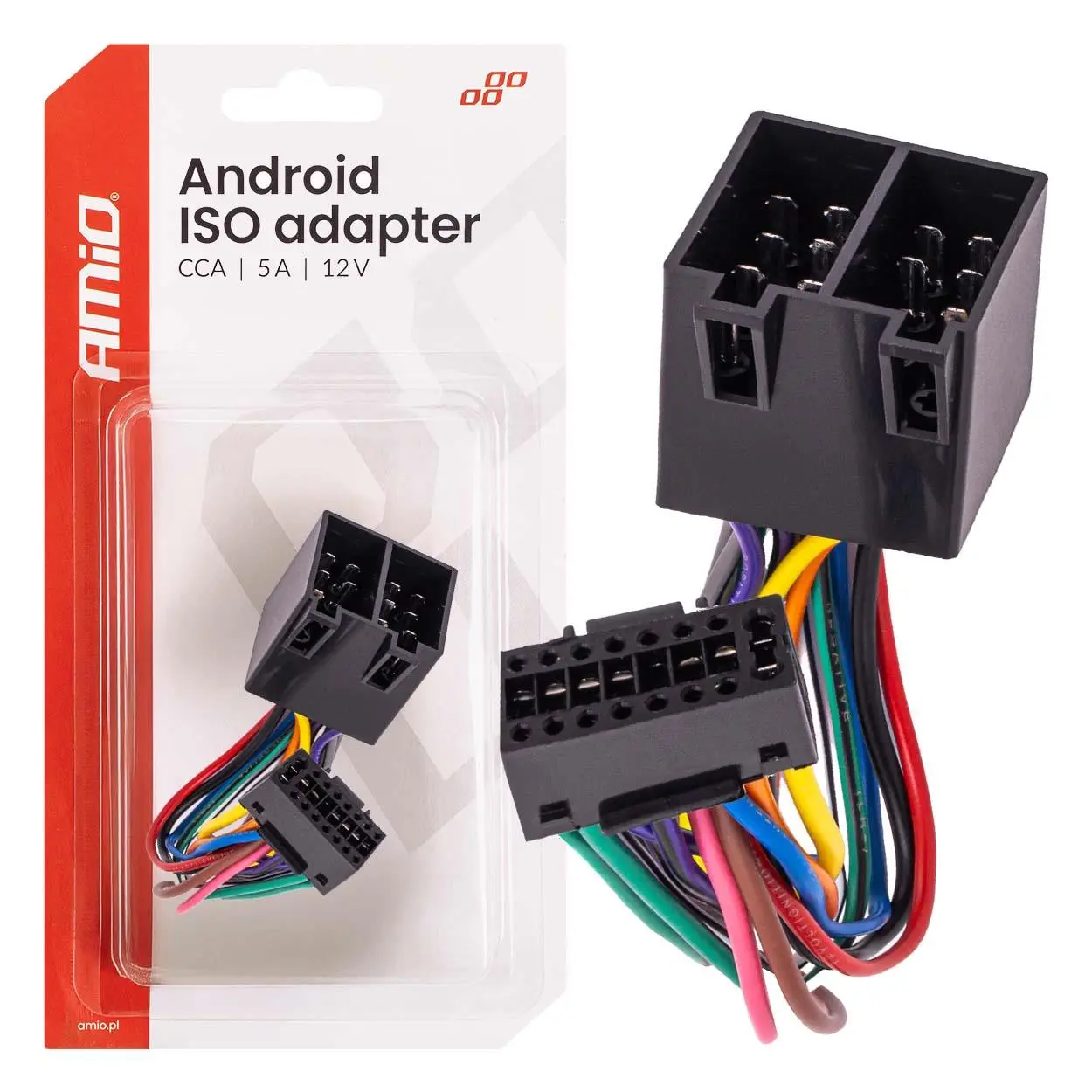 Rádiový adaptér ISO CCA 5A 12V AMIO-04442