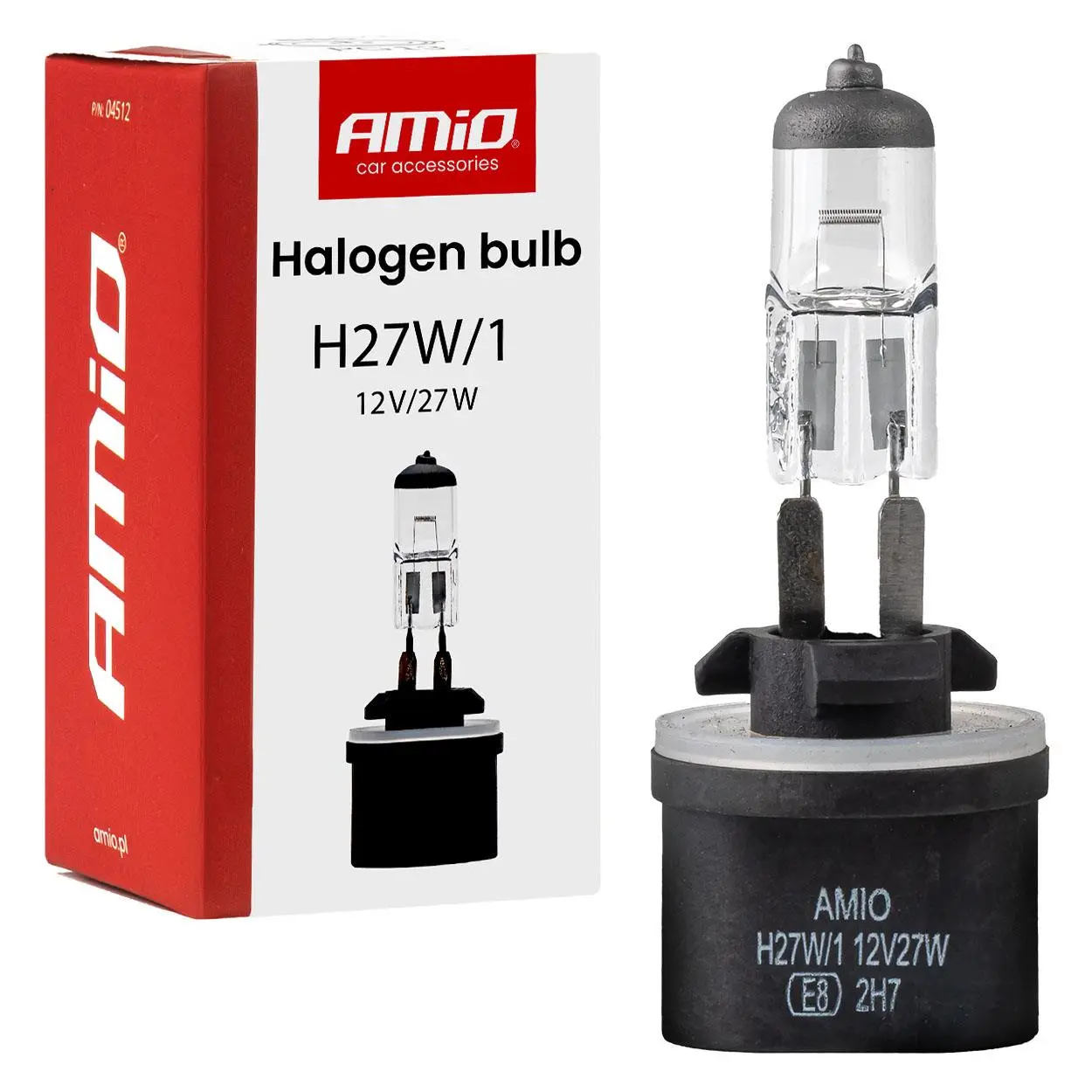 Halogenová žárovka H27W/1 880 12V 27W PG13 AMiO-04512