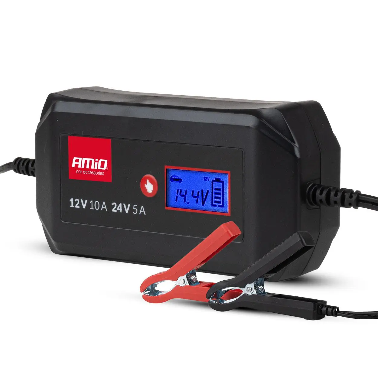 Nabíječka digitální STD GEL AGM WET MAX 10A 12/24V AMIO-04525