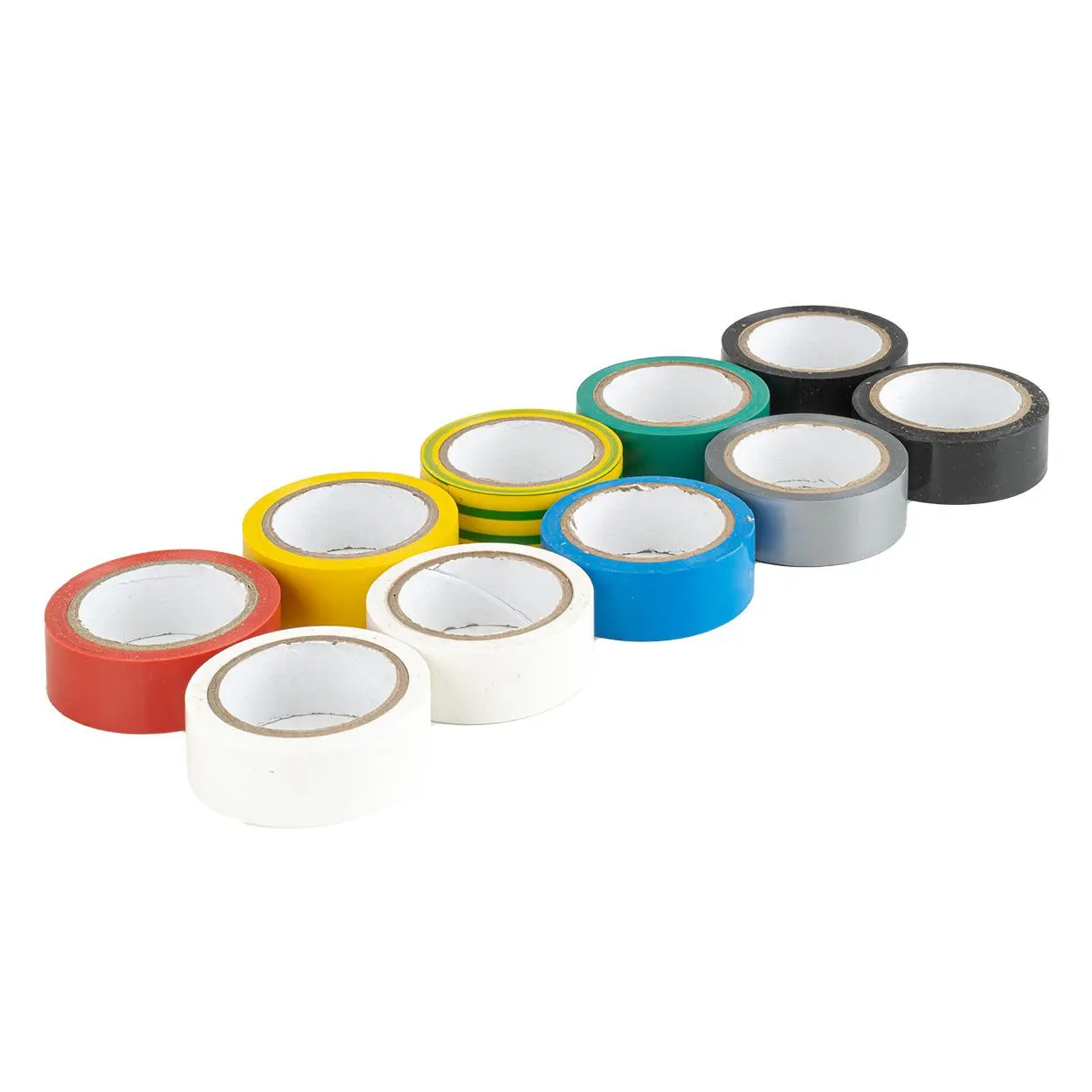Izolační páska 10 ks 18 mm x 5,5 m 0,13 mm AMiO-04846