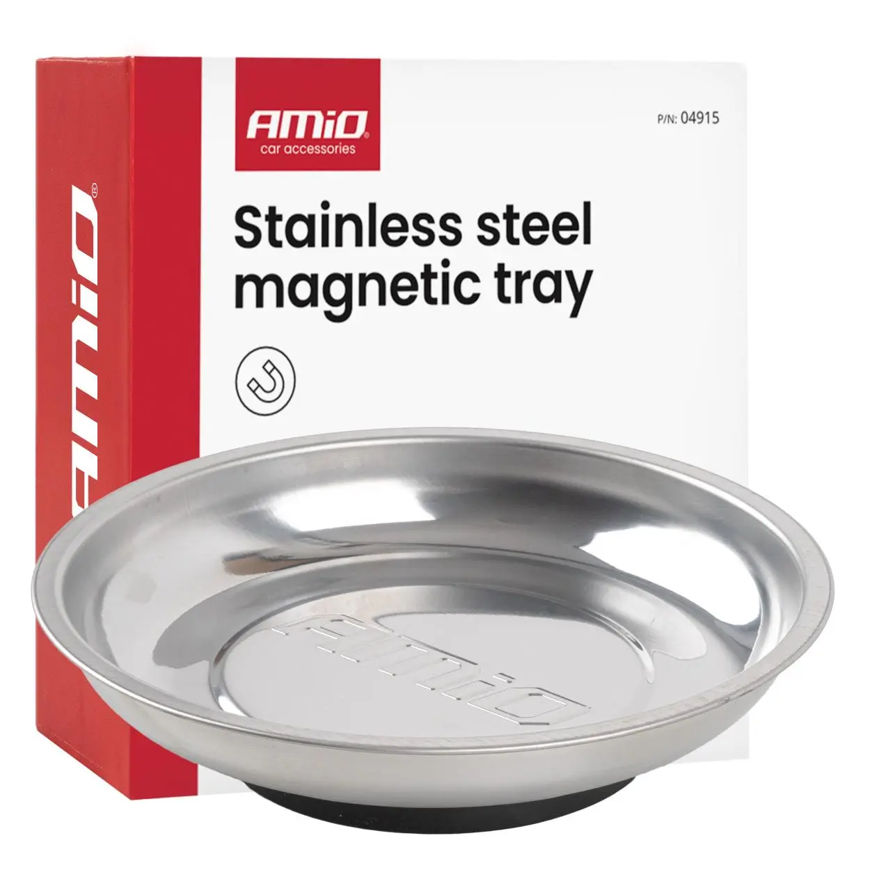 Magnetická miska z nerezové oceli 150 mm AMiO 04915