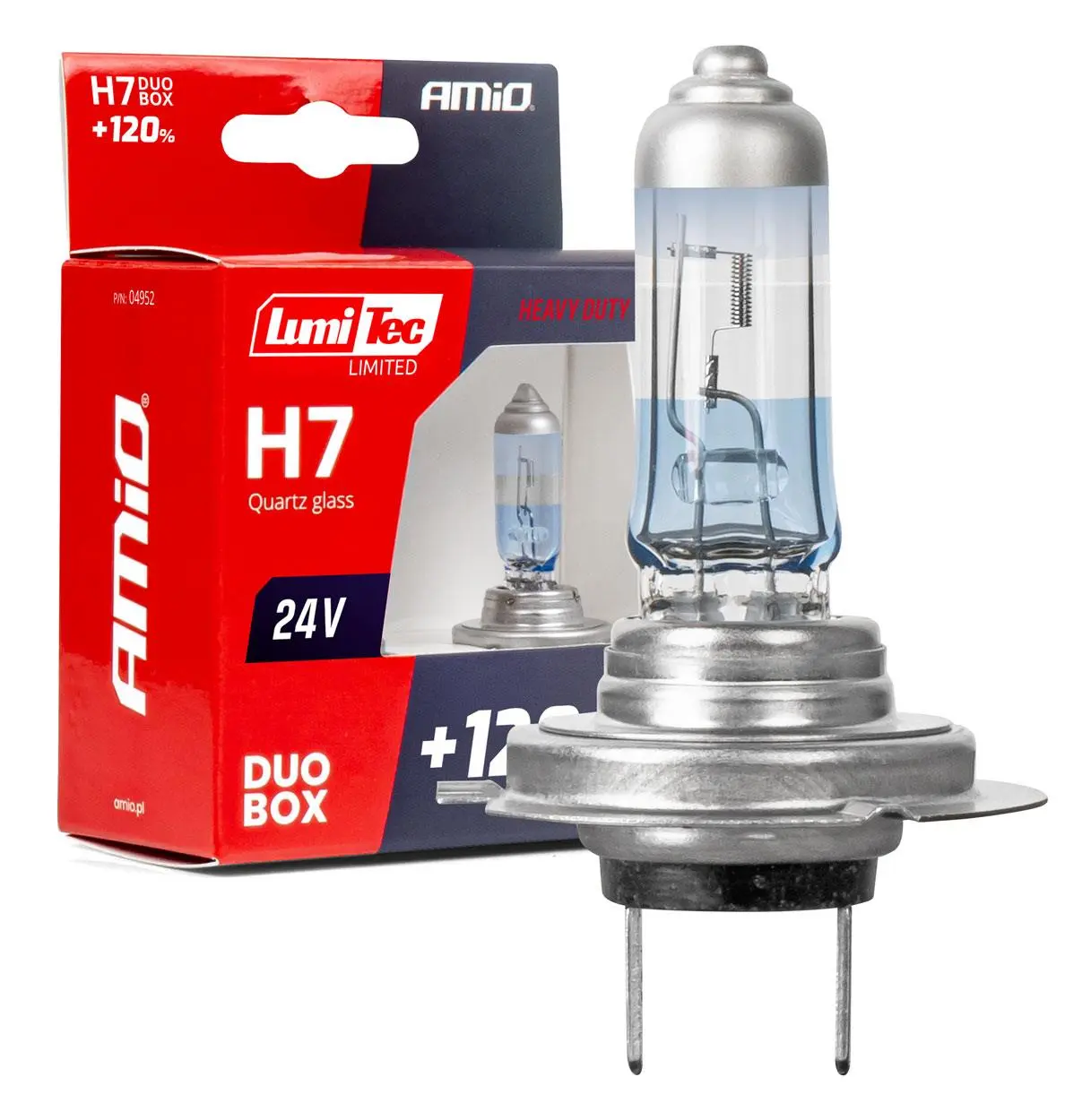 Halogenový DUO blister (2 ks) H7 24 V 55 W LumiTec LIMITED +120% AMIO-04952