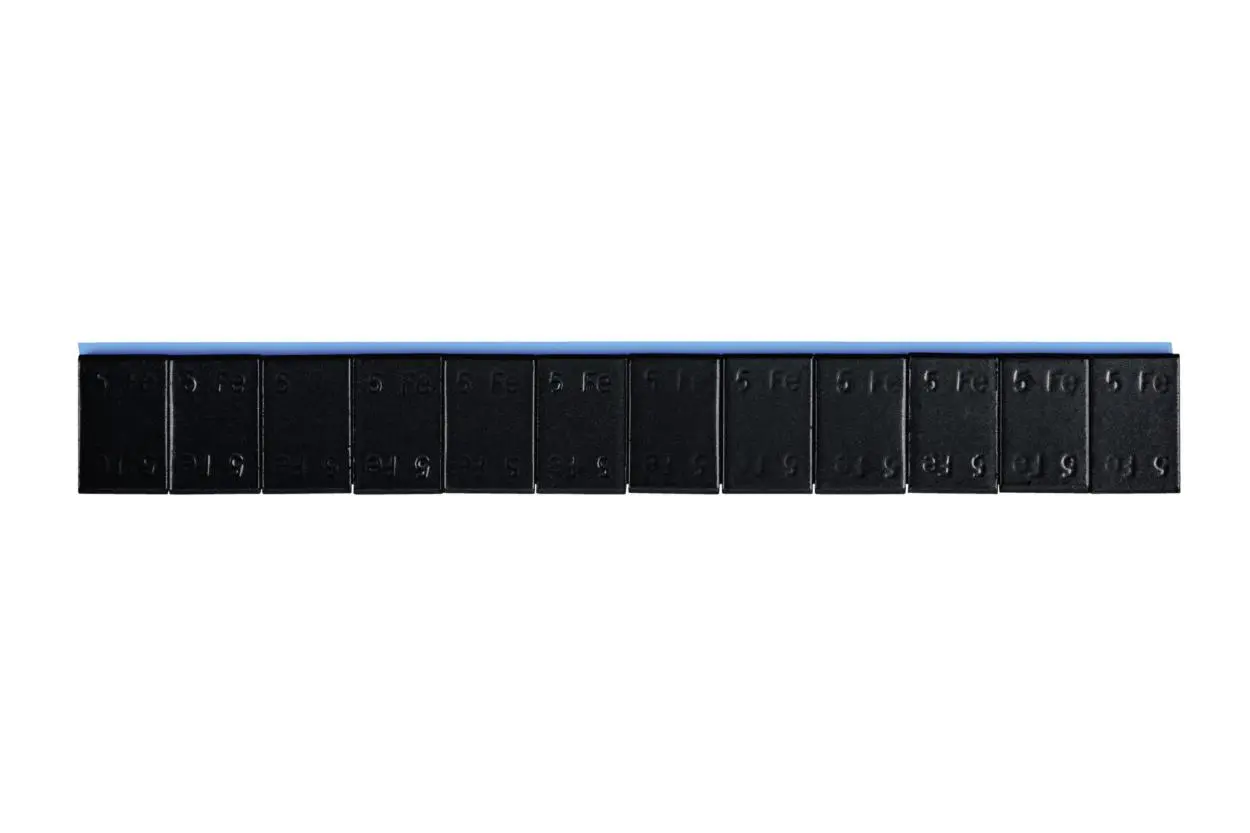 Nalepovací ocelové závaží B19 x 38 mm - 12 x 5 g - 083014 411