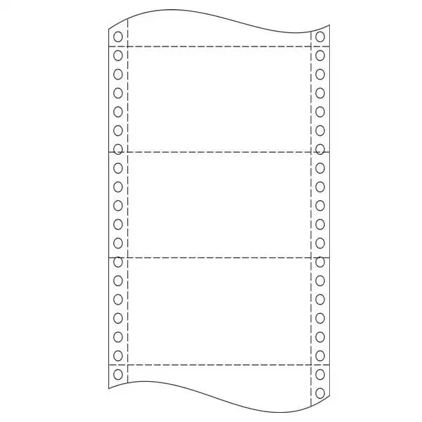 Tabulkový papír 25 x 4" (1+1) NCR KRPA 10250411