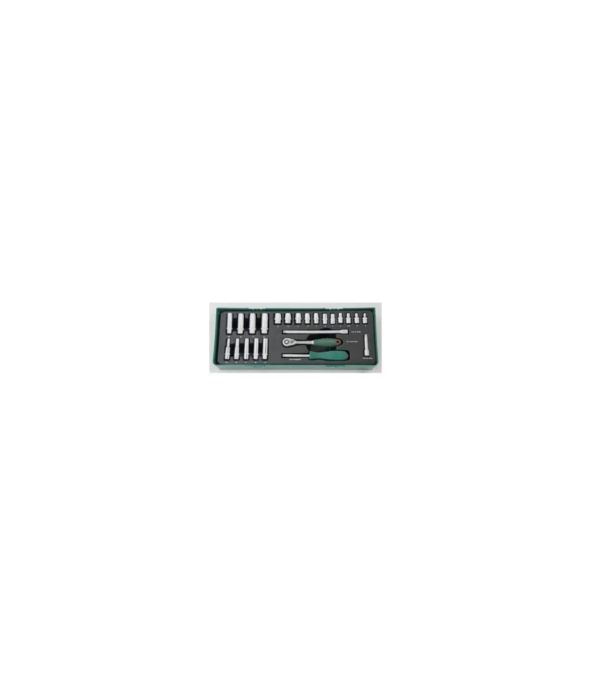 Modul PVC - Sada hlavic 1/4" 25 dílná